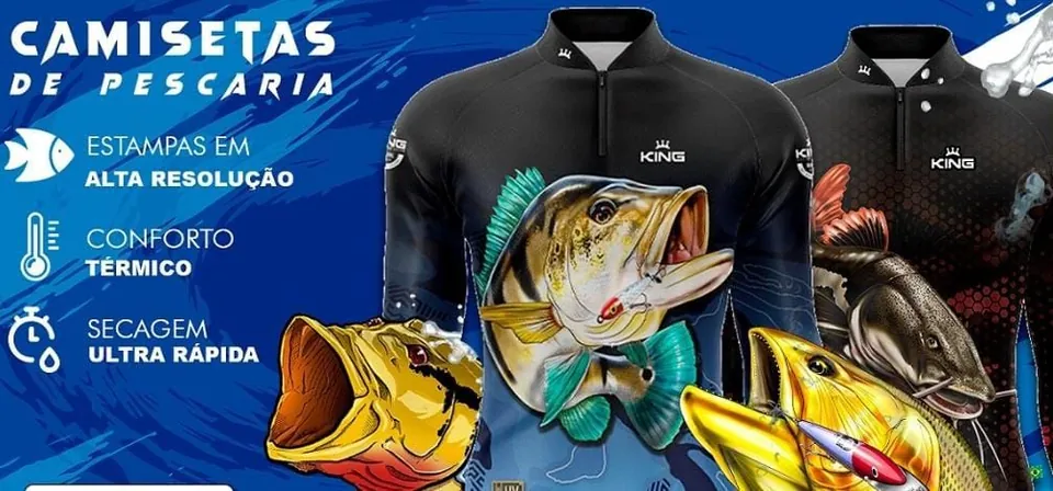 Camiseta de Pesca com Proteção UV