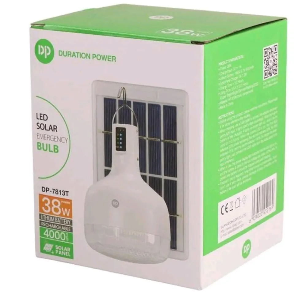 Lâmpada LED Solar 38 W