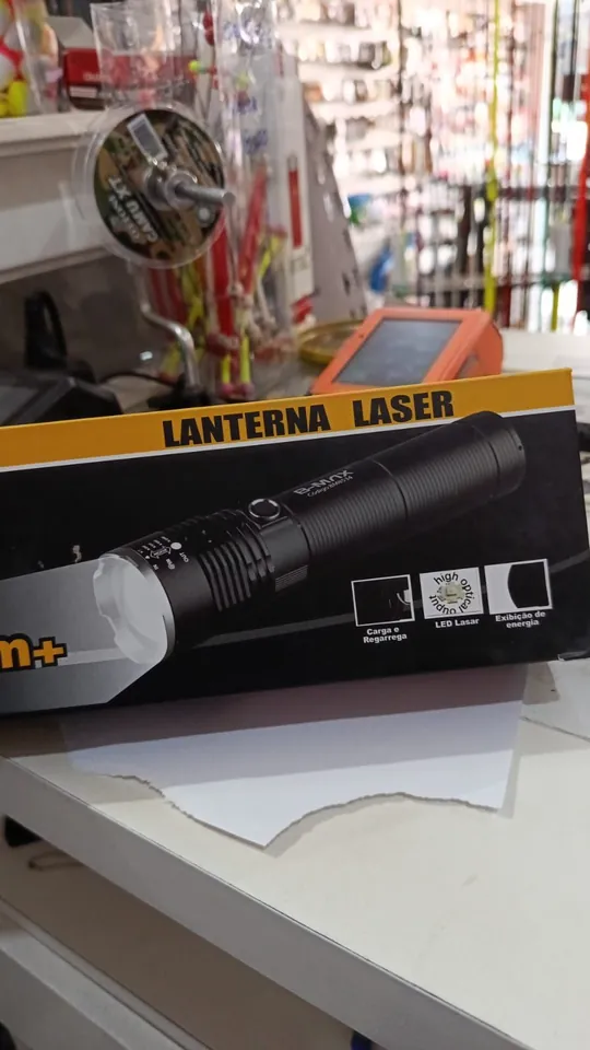 Lanterna Tática Laser
